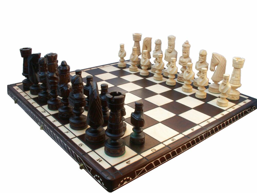 176-1-Ensemble-Olympic-Jeu-Echecs-Bois-Charme-Hetre-Echiquier-Bois-Hêtre