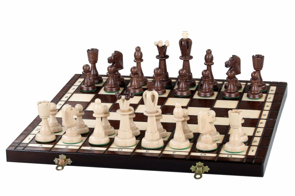 199-1-Ensemble-Royal-Mini-Jeu-Echecs-Bois-Charme-Hêtre-Echiquier-Bois-Hêtre