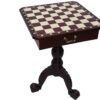 Jeu d'échec & Echiquier Table d'échecs (sans morceaux) / hauteur totale: 75cm /
