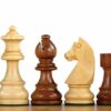 Jeu d'échec & Echiquier Allemand Staunton Acacia / Boxwood Chess Morceaux 3